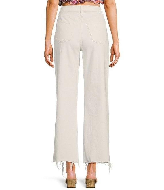 Daze Pleaser High Rise Wide Ankle Length Jeans Product Image