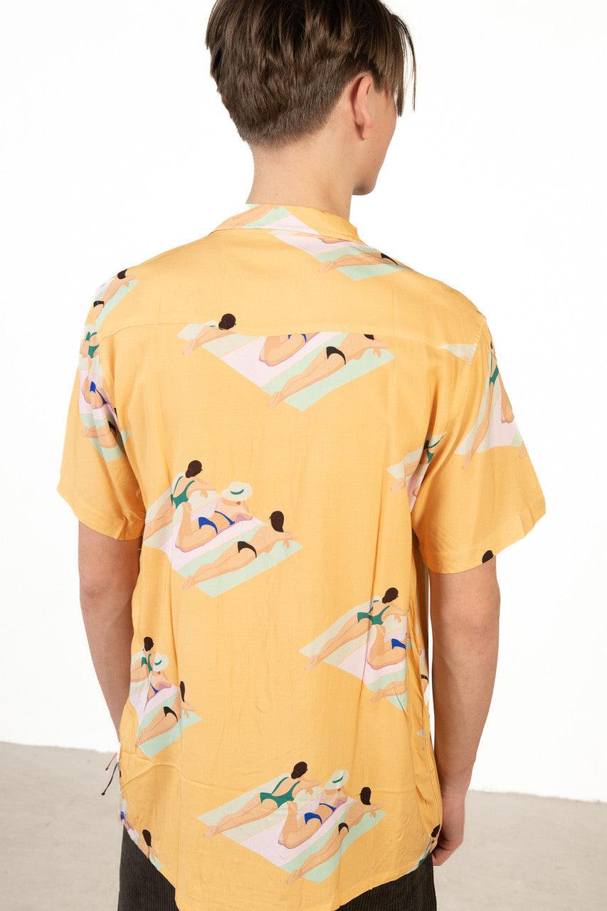 Yellow Beach Babes Hawaiian Shirt Product Image