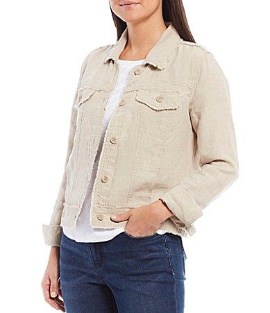 Tommy Bahama Two Palms Raw-Edge Linen Jacket Product Image