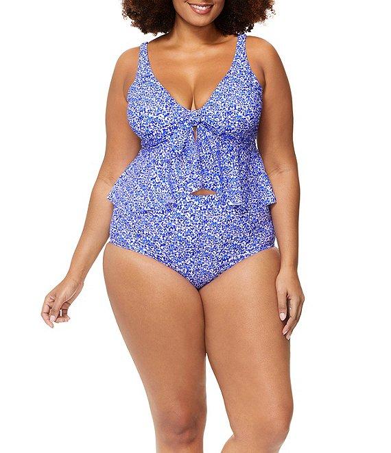 Raisins Curve Plus Size Amalfi Coast Island High Waist Swim Bottom Product Image