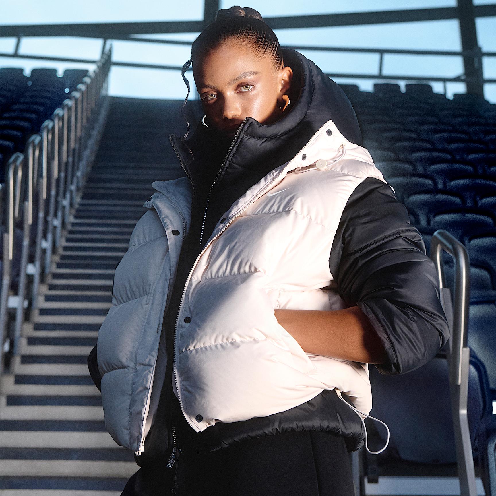 Women's Nike Sportswear Classic Puffer Therma-FIT Loose Hooded Jacket Product Image