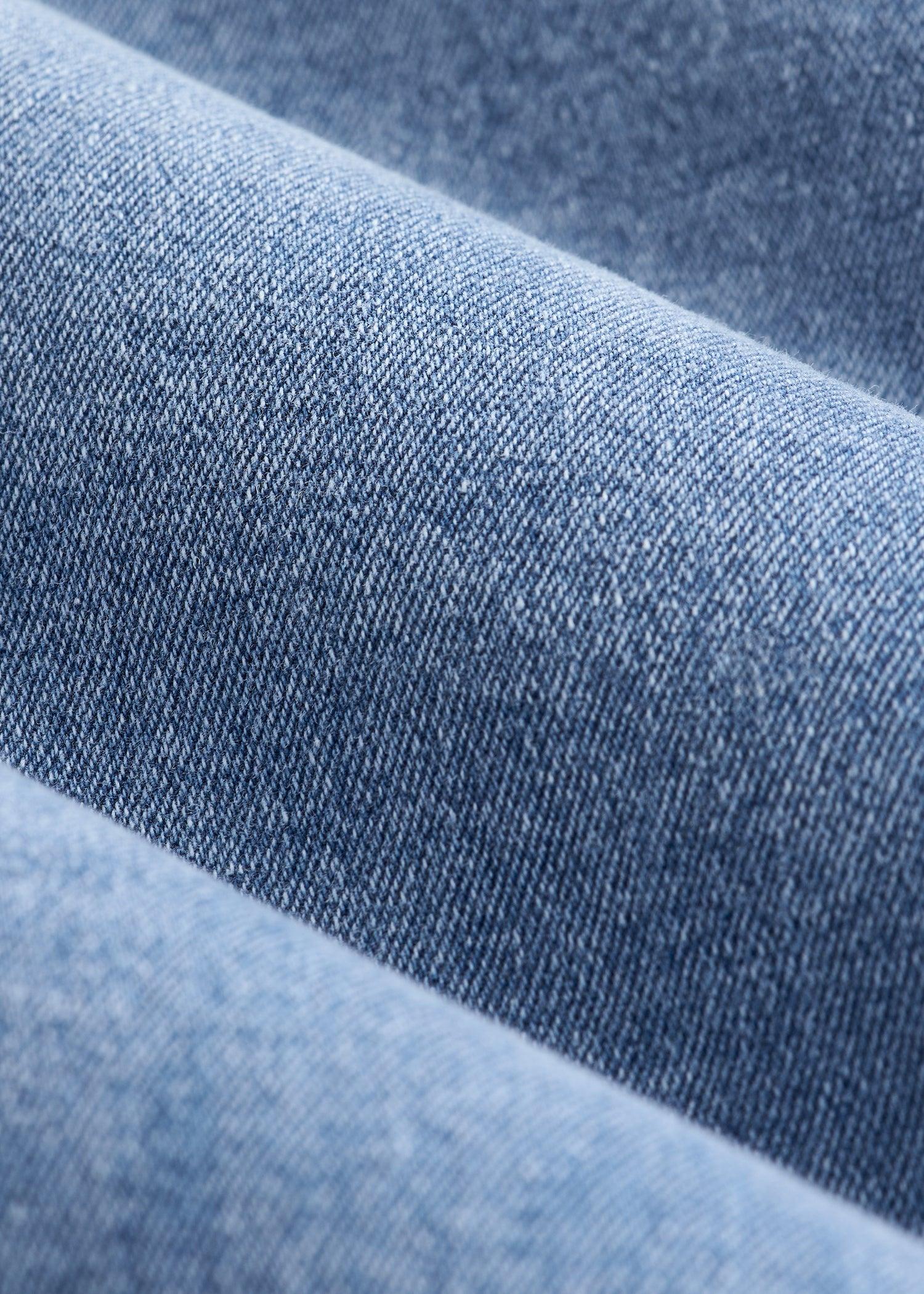 A.T. Basics Men's Carman Tapered fit Jeans for Tall Men in Tufts Blue Male Product Image