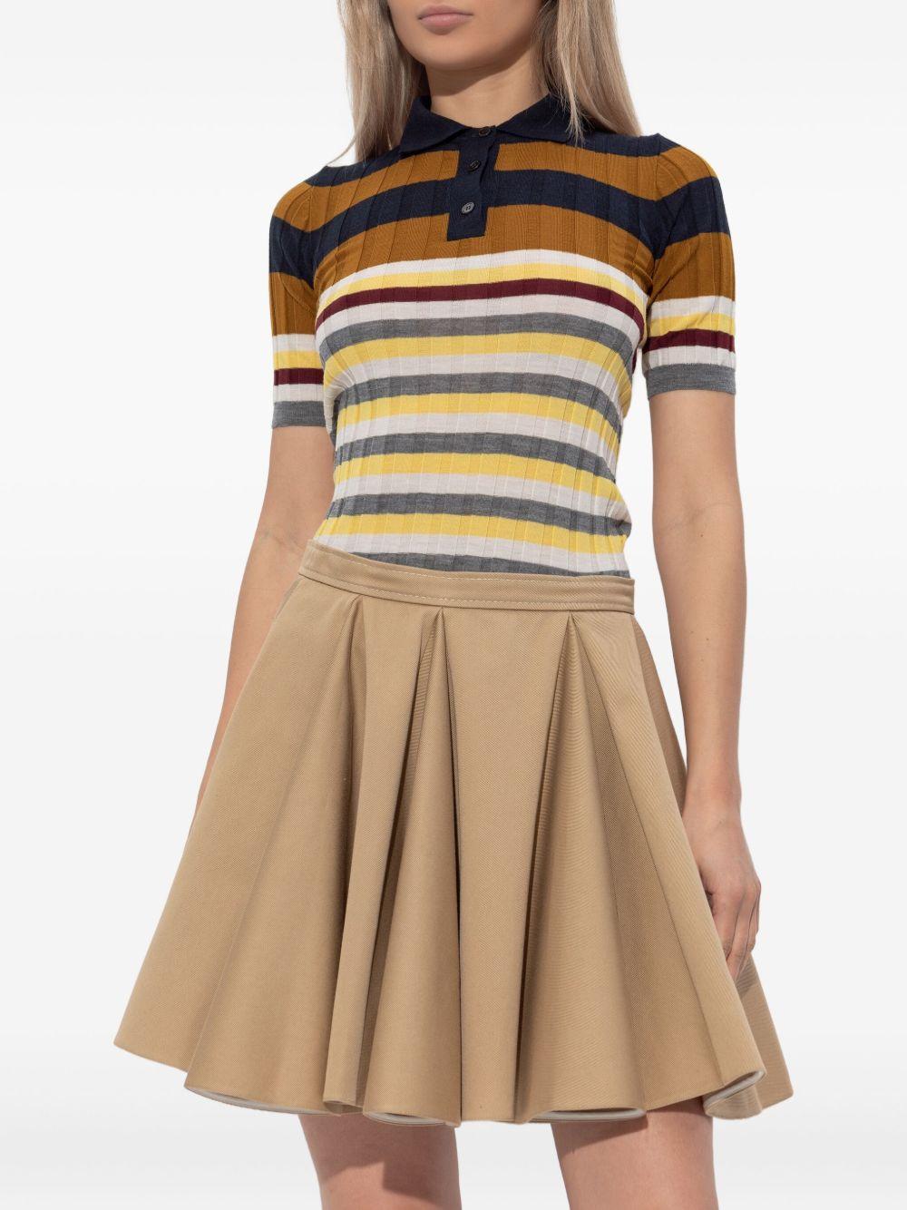 striped polo top Product Image