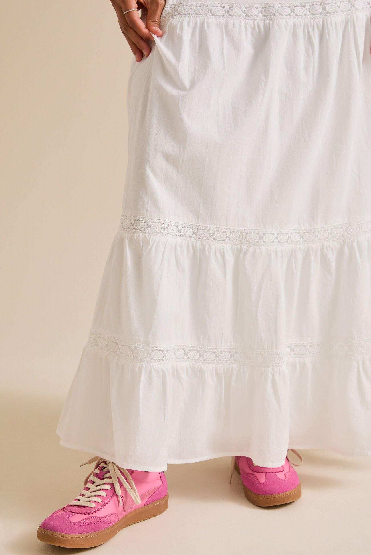 Kait Lace Midi Skirt Product Image