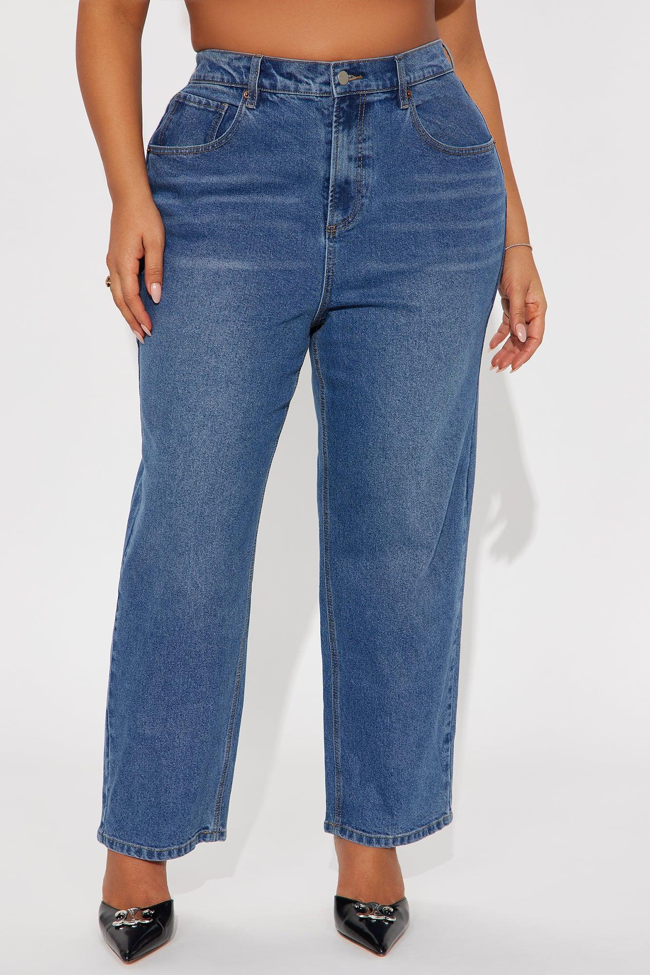 Jennifer 90's  Ankle Straight Leg Jeans - Medium Wash Female Product Image