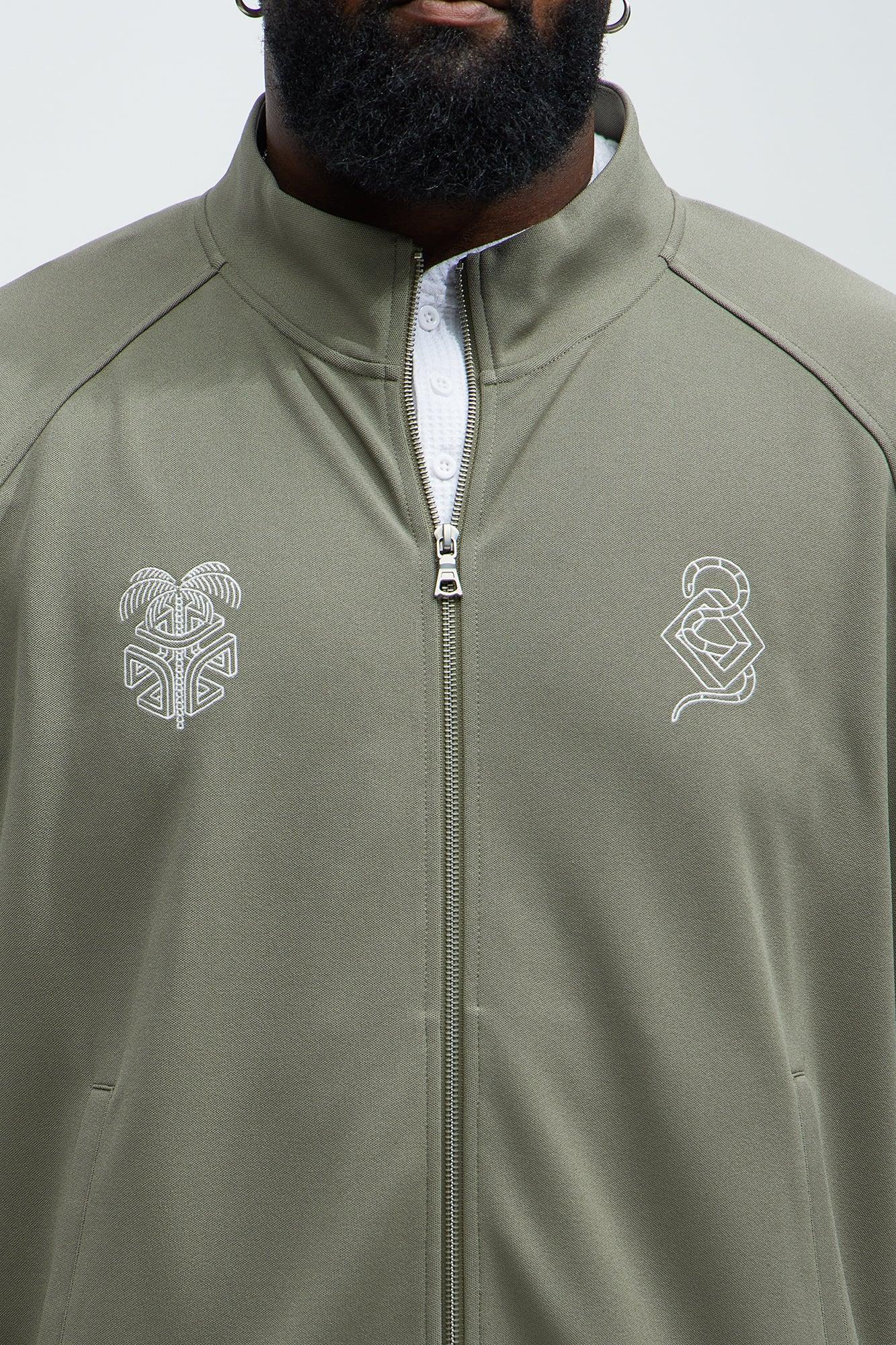 Bliss Track Jacket - Green Product Image