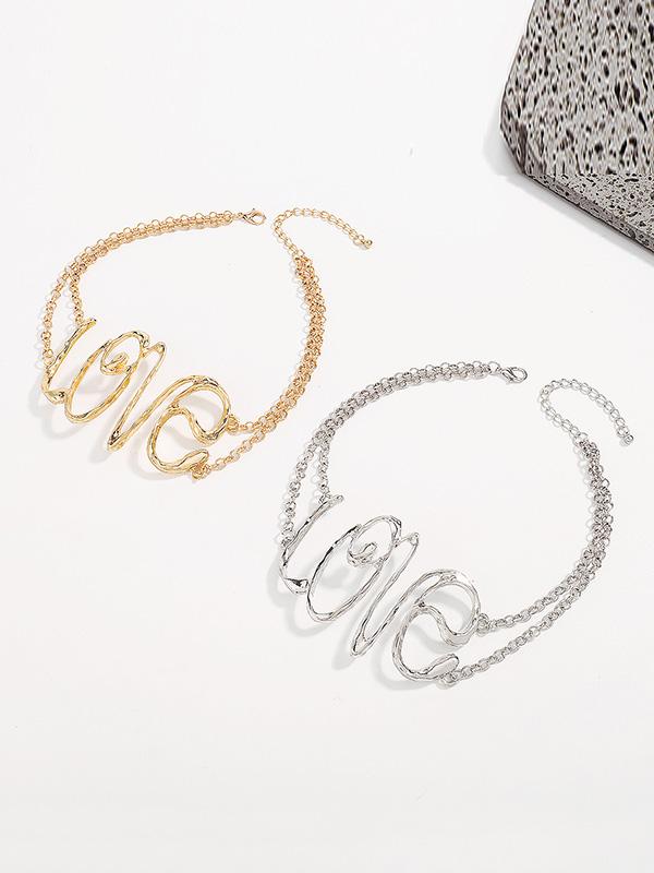 Chains Geometric Hollow Necklaces Accessories Product Image