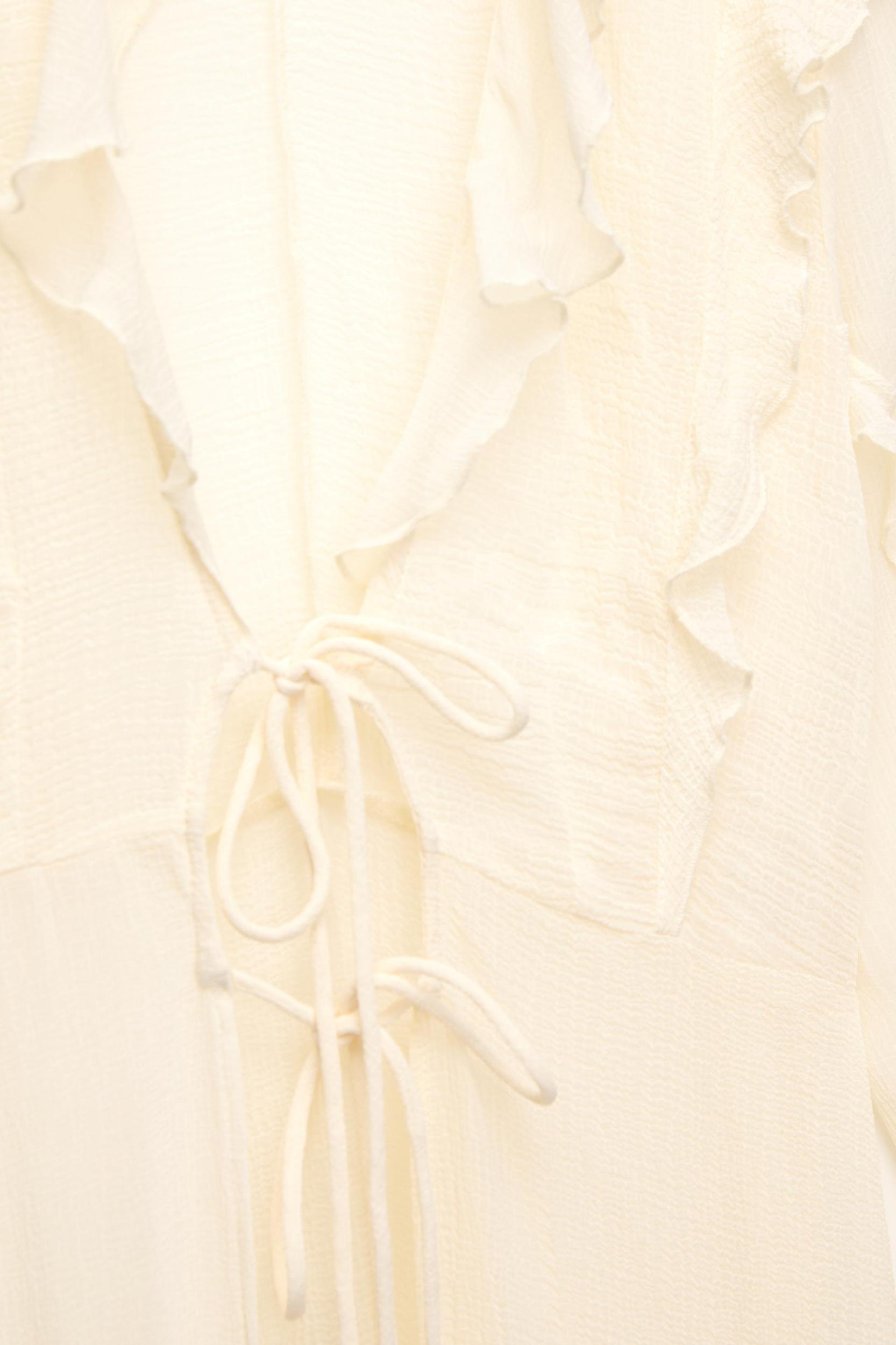 Long ruffled camisole kimono Product Image