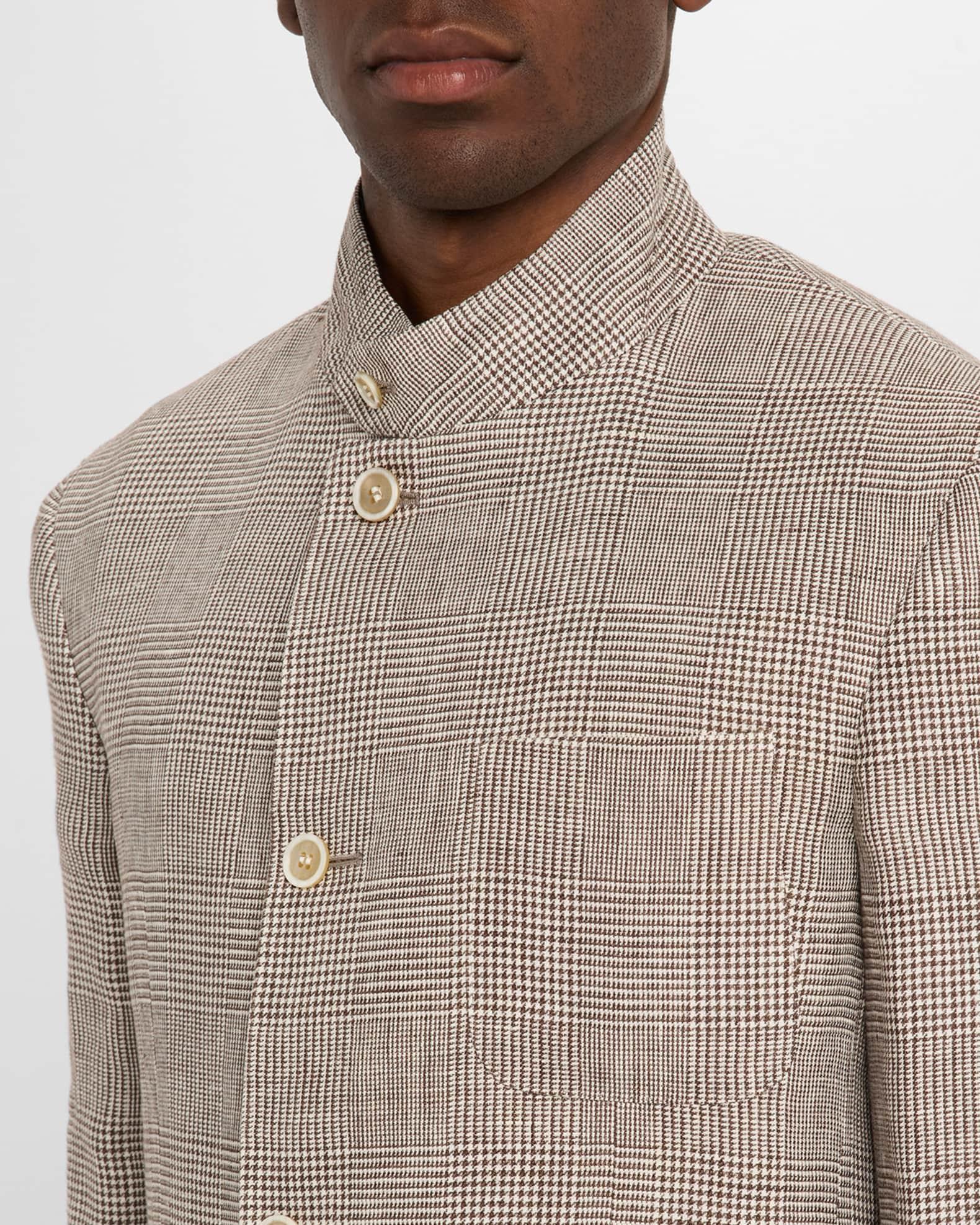 Men's Linen Prince of Wales Cavendish Sport Coat Product Image