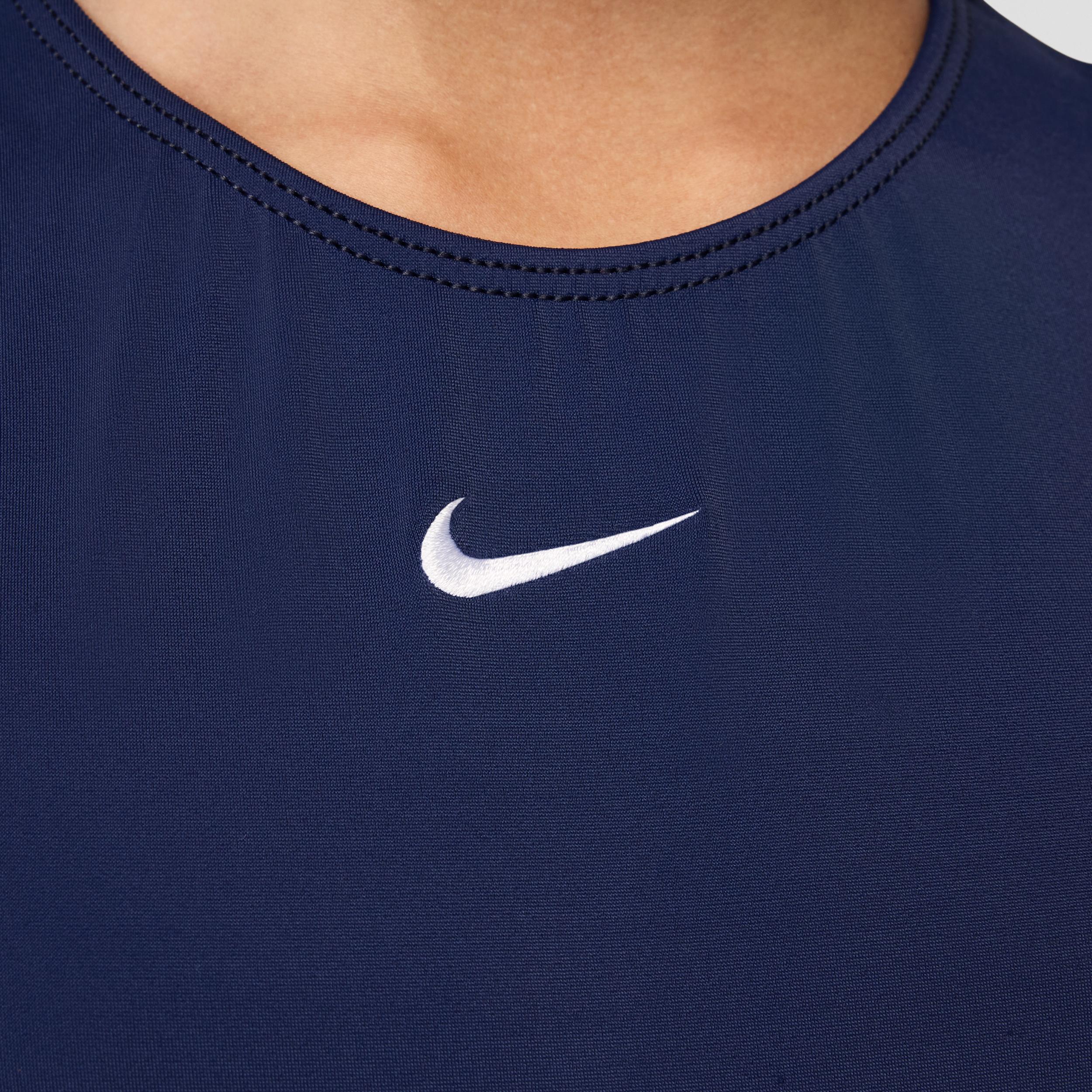 Nike Womens Gymnastics Navy Strappy Performance Leotard | NKA020-116 Product Image