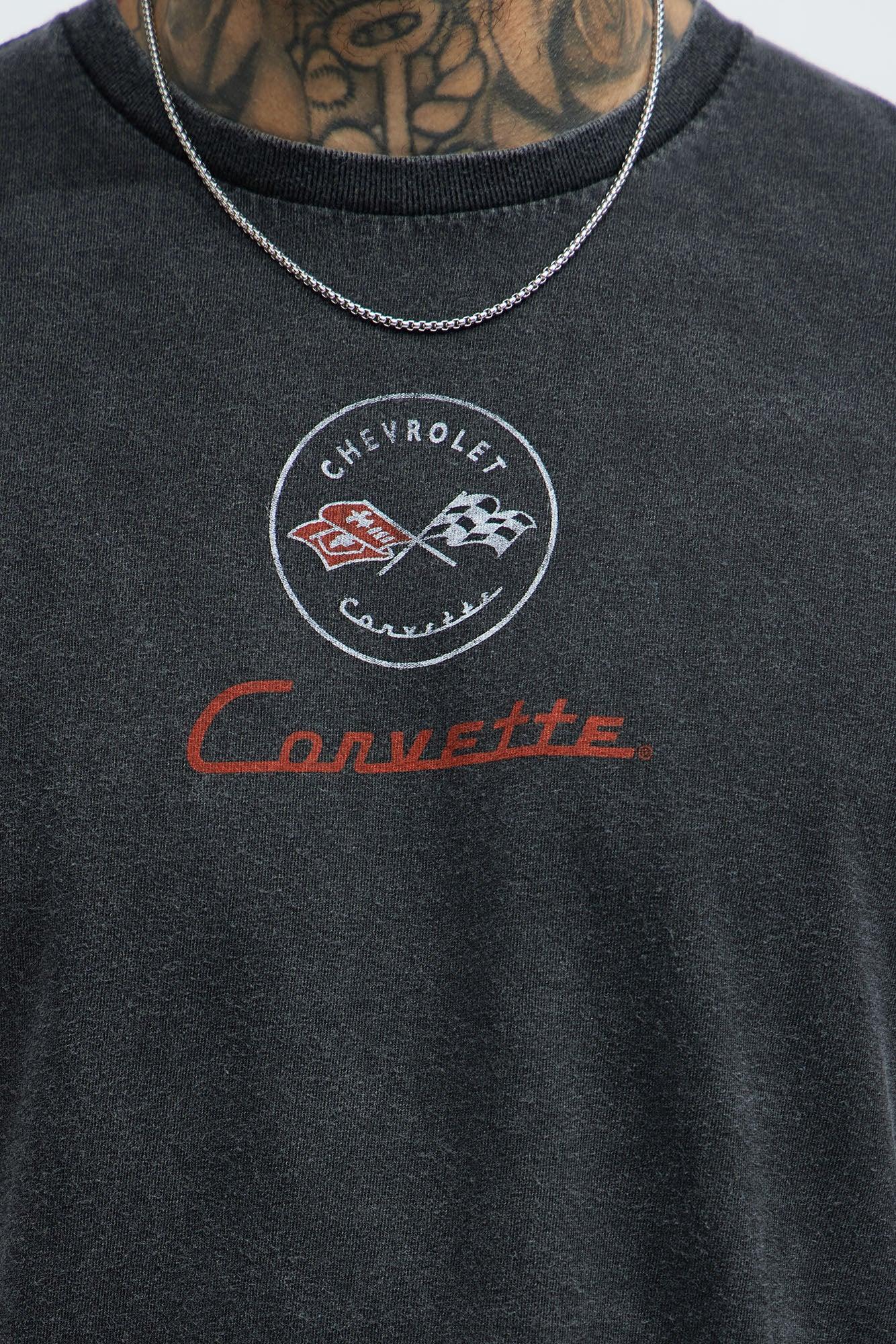 Chevy Corvette 10 Seconds Short Sleeve Tee - Black Product Image