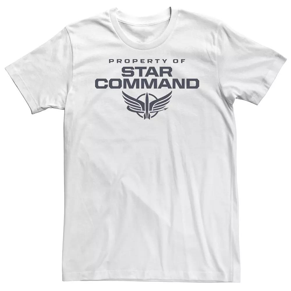 Big & Tall Disney / Pixar Lightyear Property Of Star Command Logo Tee, Men's,  Product Image