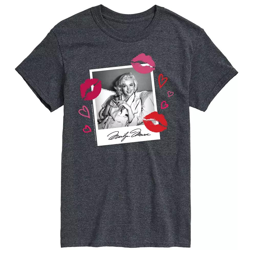 Big & Tall Marilyn Monroe Kiss Tee, Men's,  Product Image