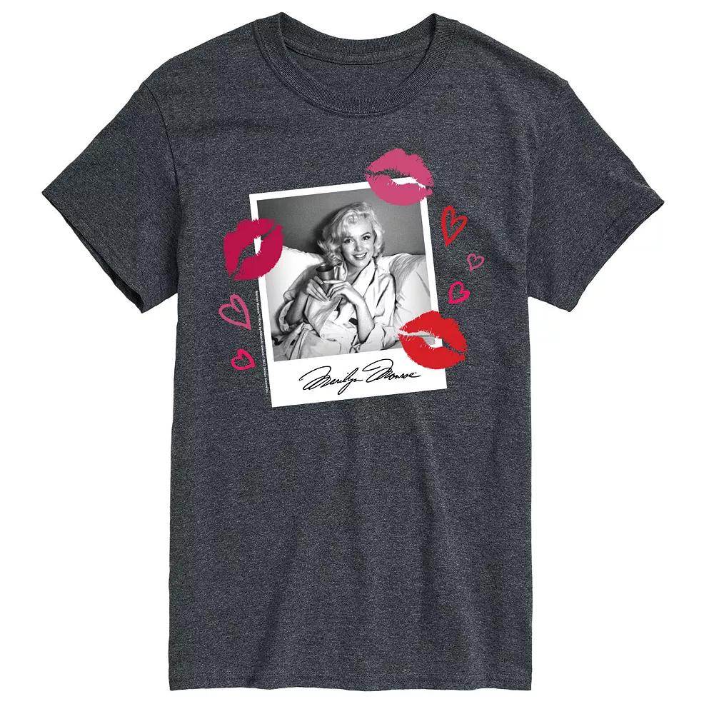 Big & Tall Marilyn Monroe Kiss Tee, Men's,  Product Image
