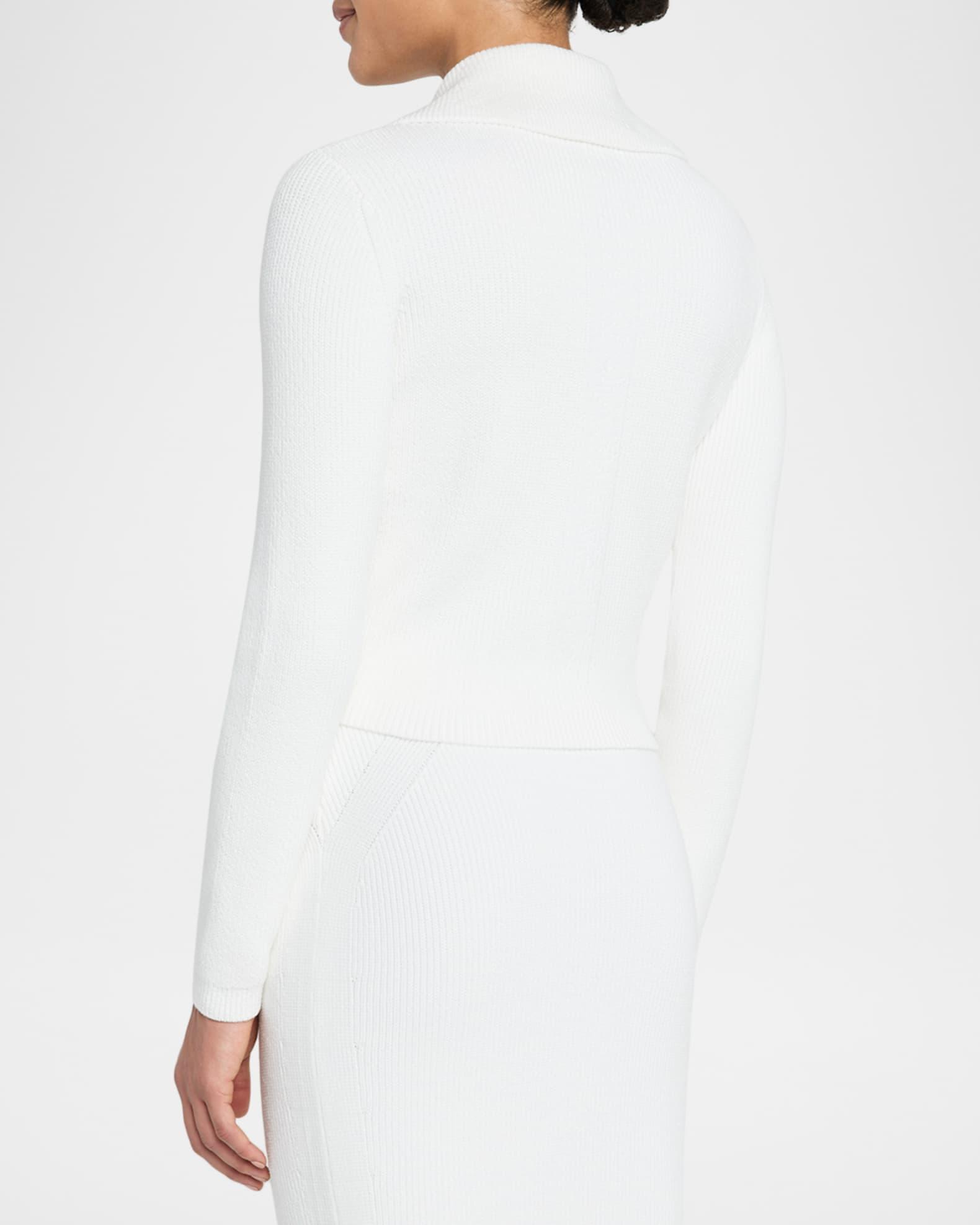 Rib-Knit Zip Jacket Product Image