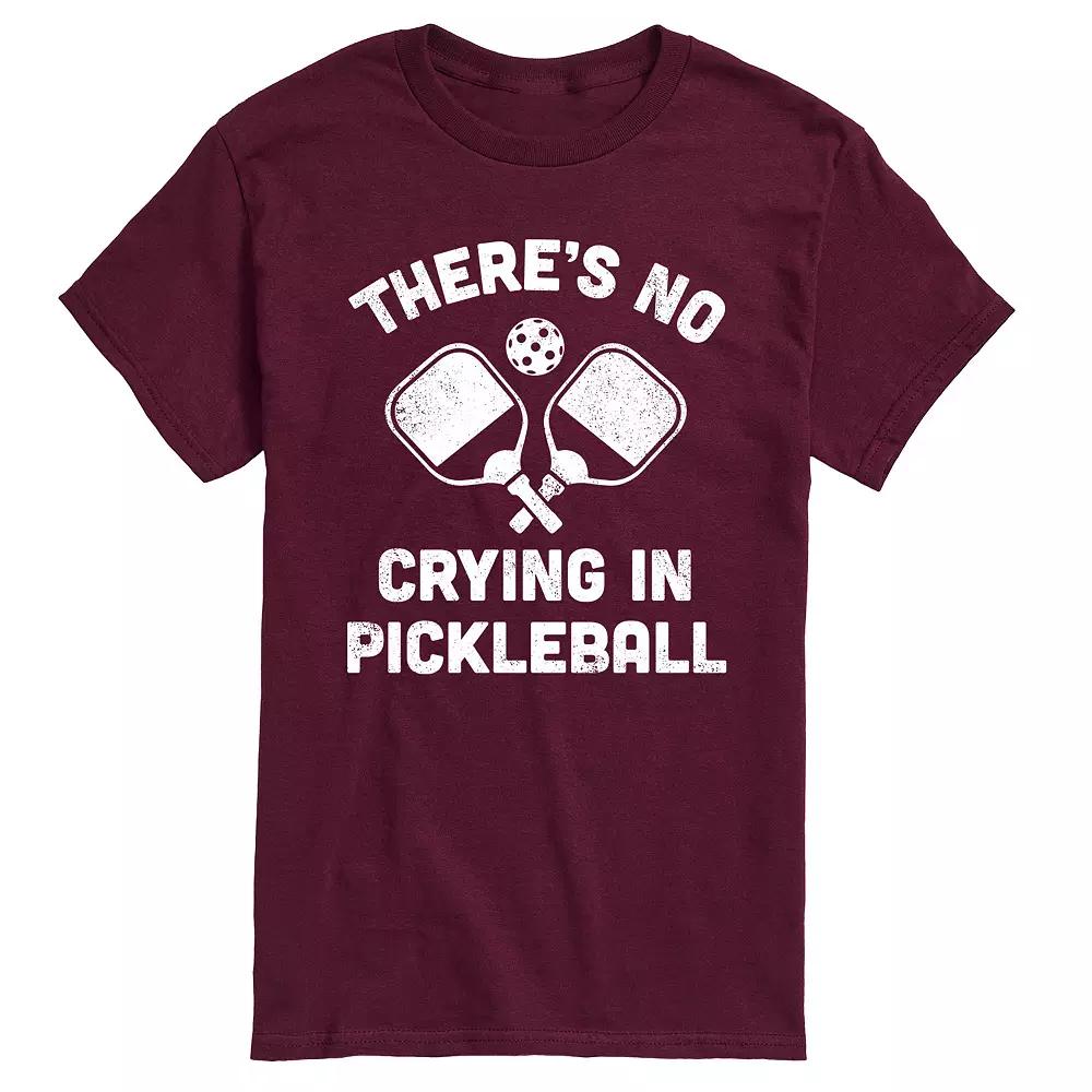 Men's No Crying Pickleball Tee,  Product Image