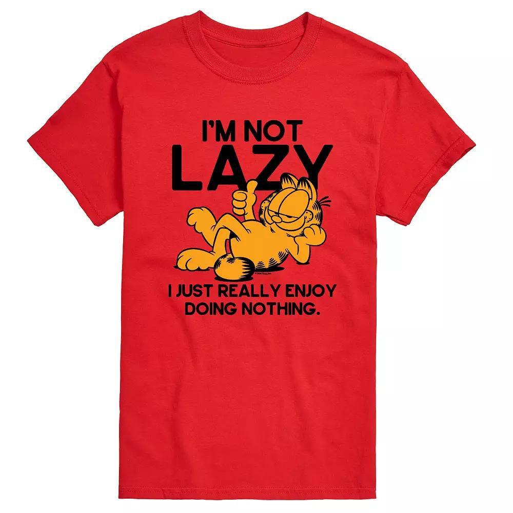 Big & Tall Garfield I'm Not Lazy Graphic Tee, Men's,  Product Image