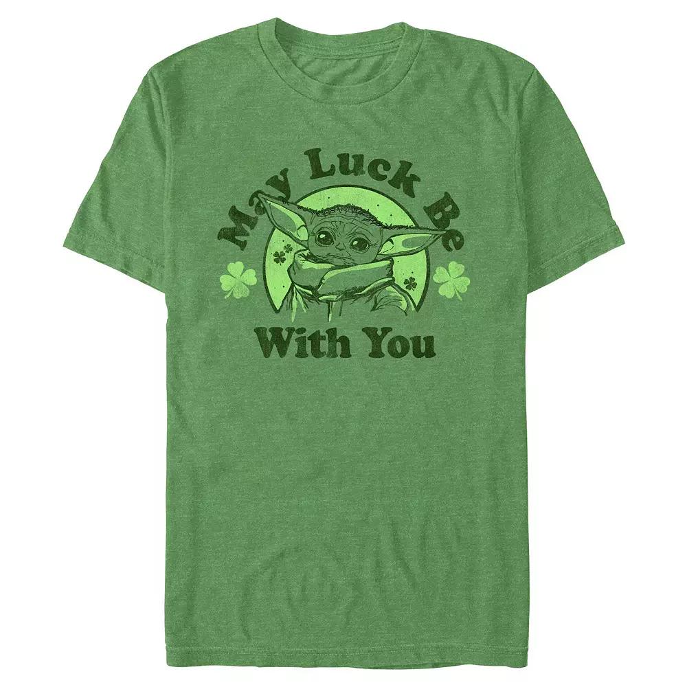 Big & Tall Star Wars The Mandalorian May Luck Be With You Graphic Tee, Men's,  Product Image