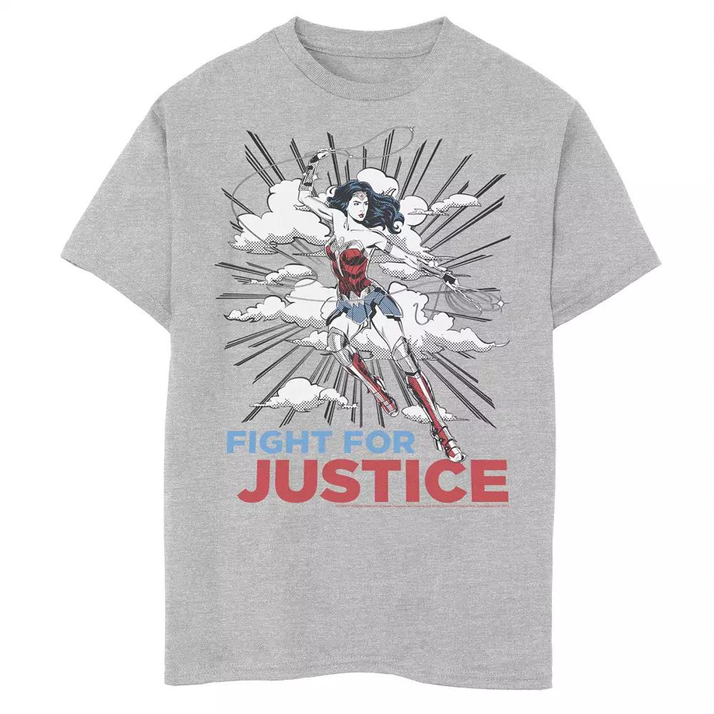Boys 8-20 Wonder Woman Fight For Justice Poster Graphic Tee, Boy's,  Product Image