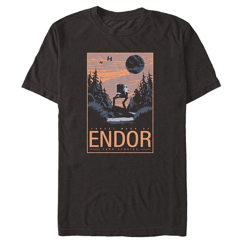 Men's Star Wars Forest Mood Of Endor Park Service Tee,  Product Image