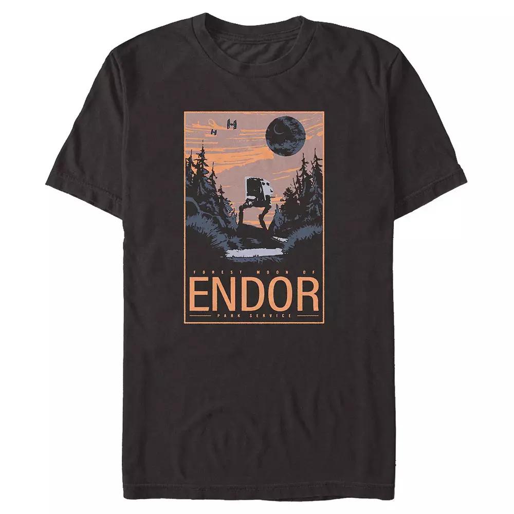 Men's Star Wars Forest Mood Of Endor Park Service Tee,  Product Image