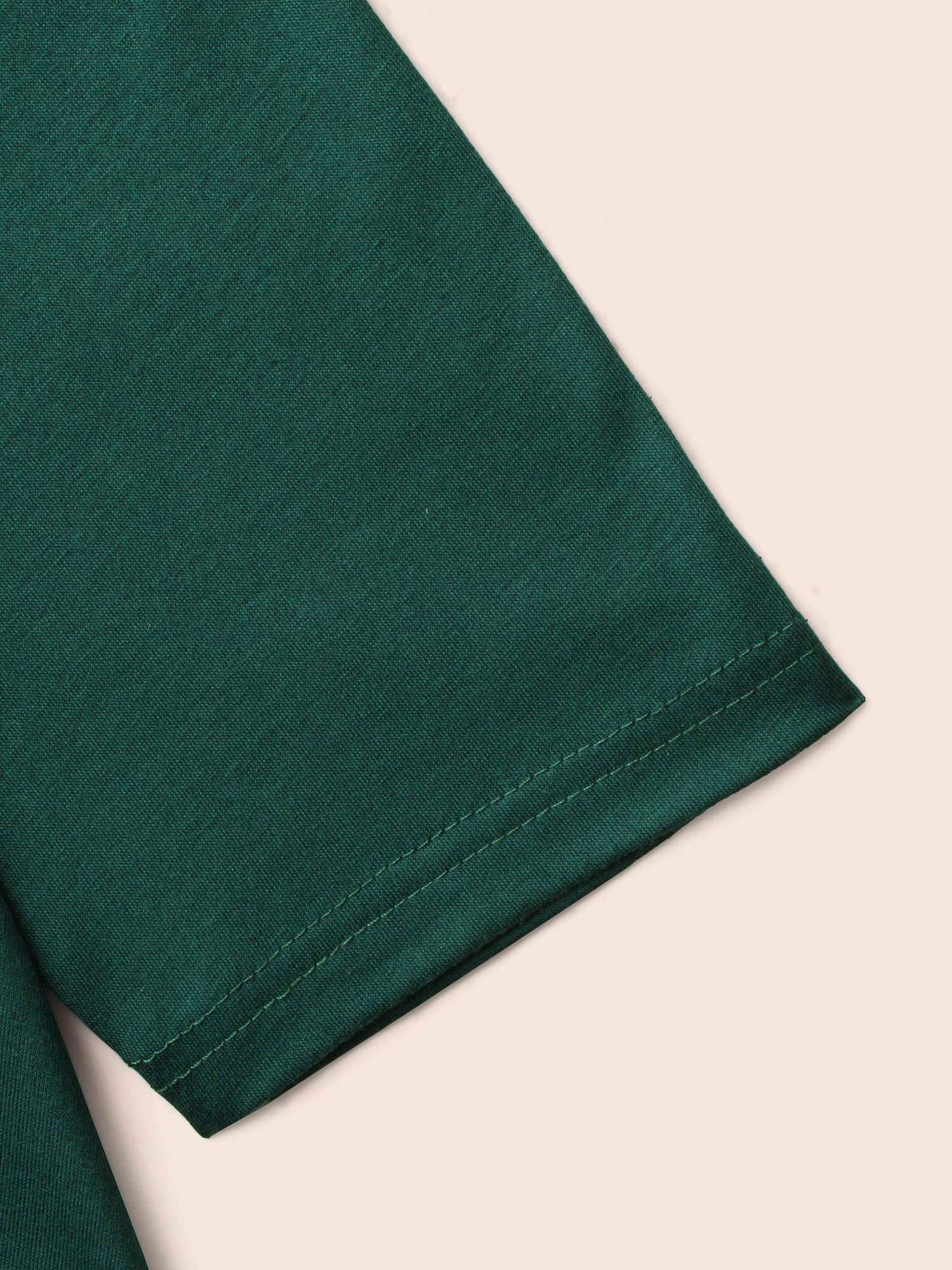 Solid Crew Neck Medium Stretch T-shirt Female Product Image