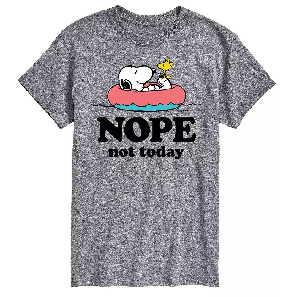 Men's Peanuts Snoopy Nope Not Today Graphic Tee,  Product Image