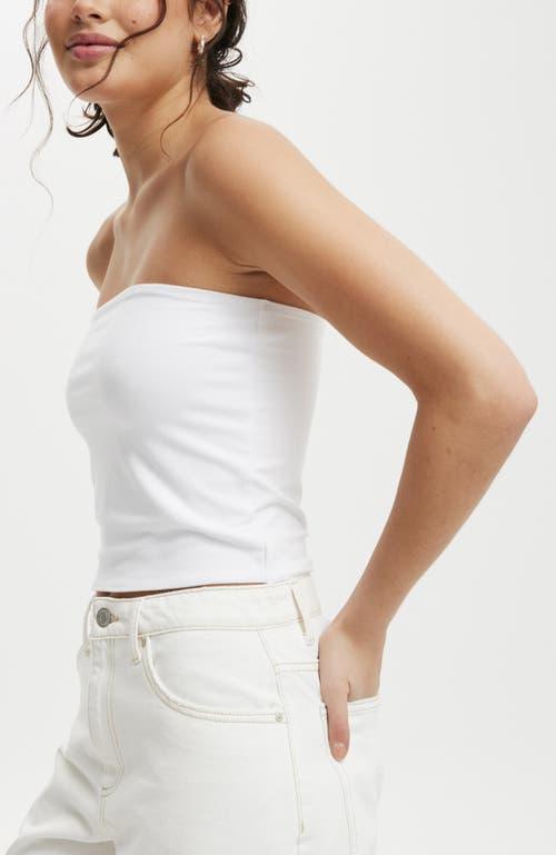 Cotton On Women's All Day Tube Top in White at Nordstrom, Size Medium Product Image