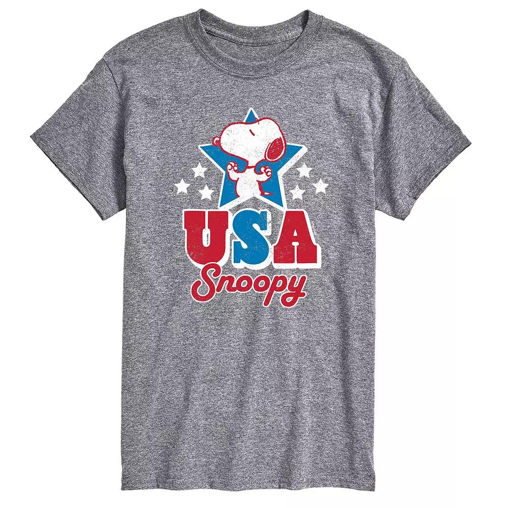 Men's Peanuts USA Snoopy Tee,  Product Image