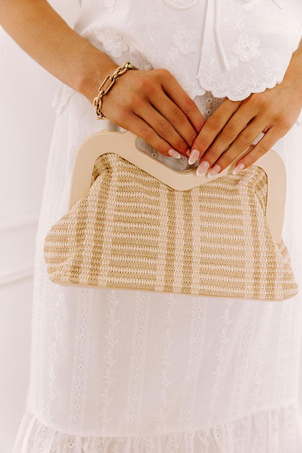 Coastal Views Woven Purse in Oatmeal Product Image