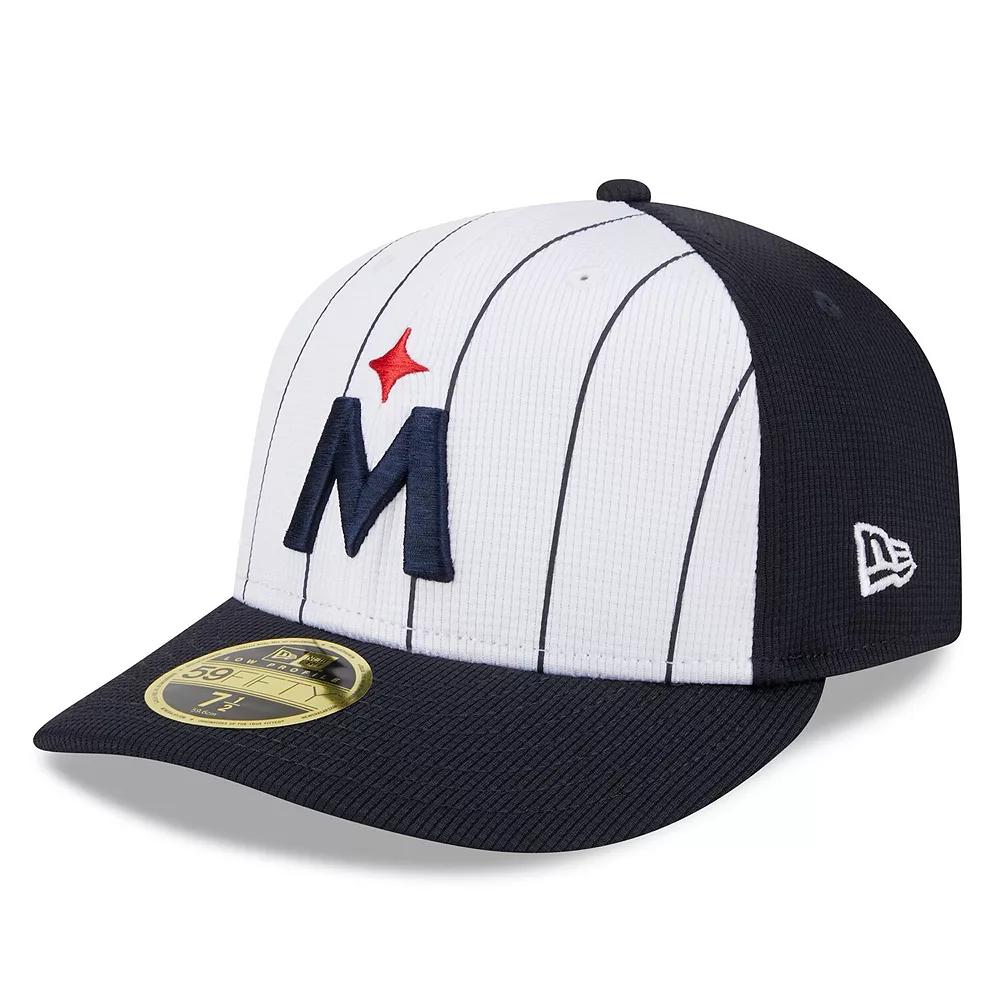 Men's New Era  White Minnesota Twins 2024 Batting Practice Low Profile 59FIFTY Fitted Hat, Size: 8 Product Image
