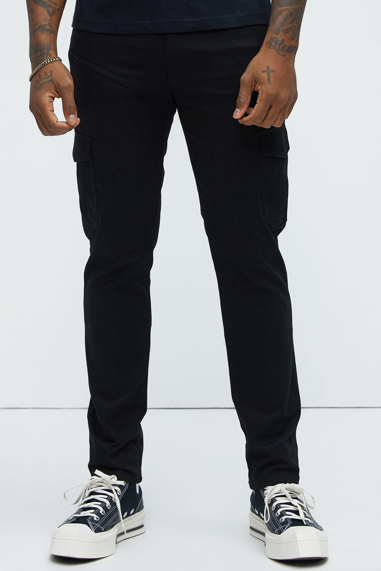 Bring Me Up Skinny Cargo Pants - Black Product Image