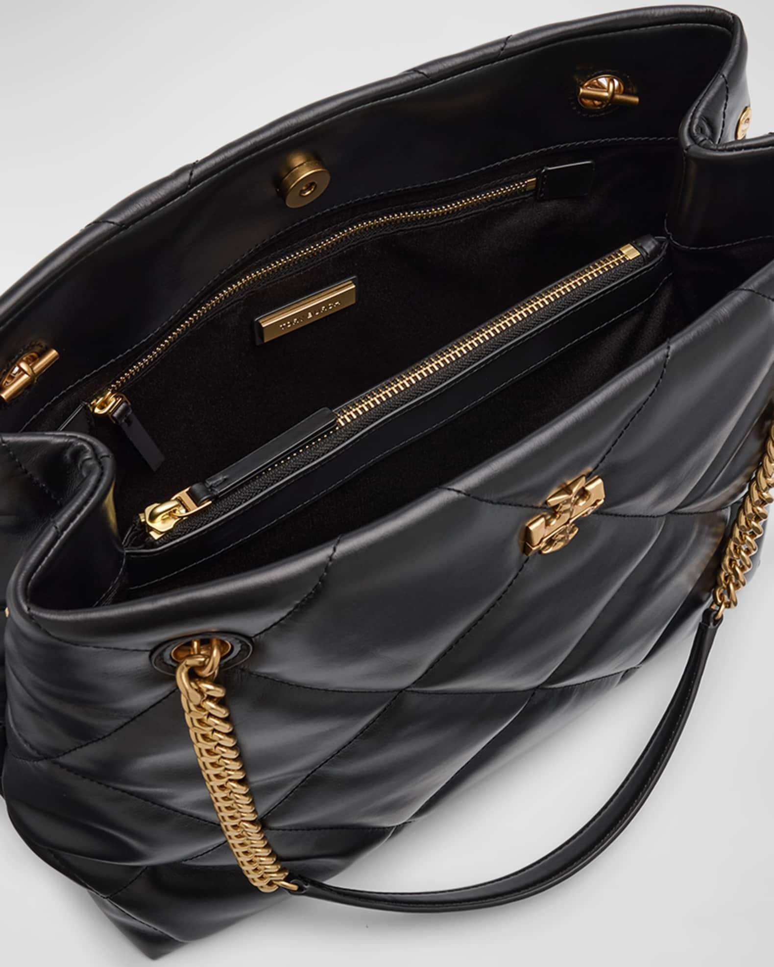 Kira Diamond-Quilt Leather Tote Bag Product Image