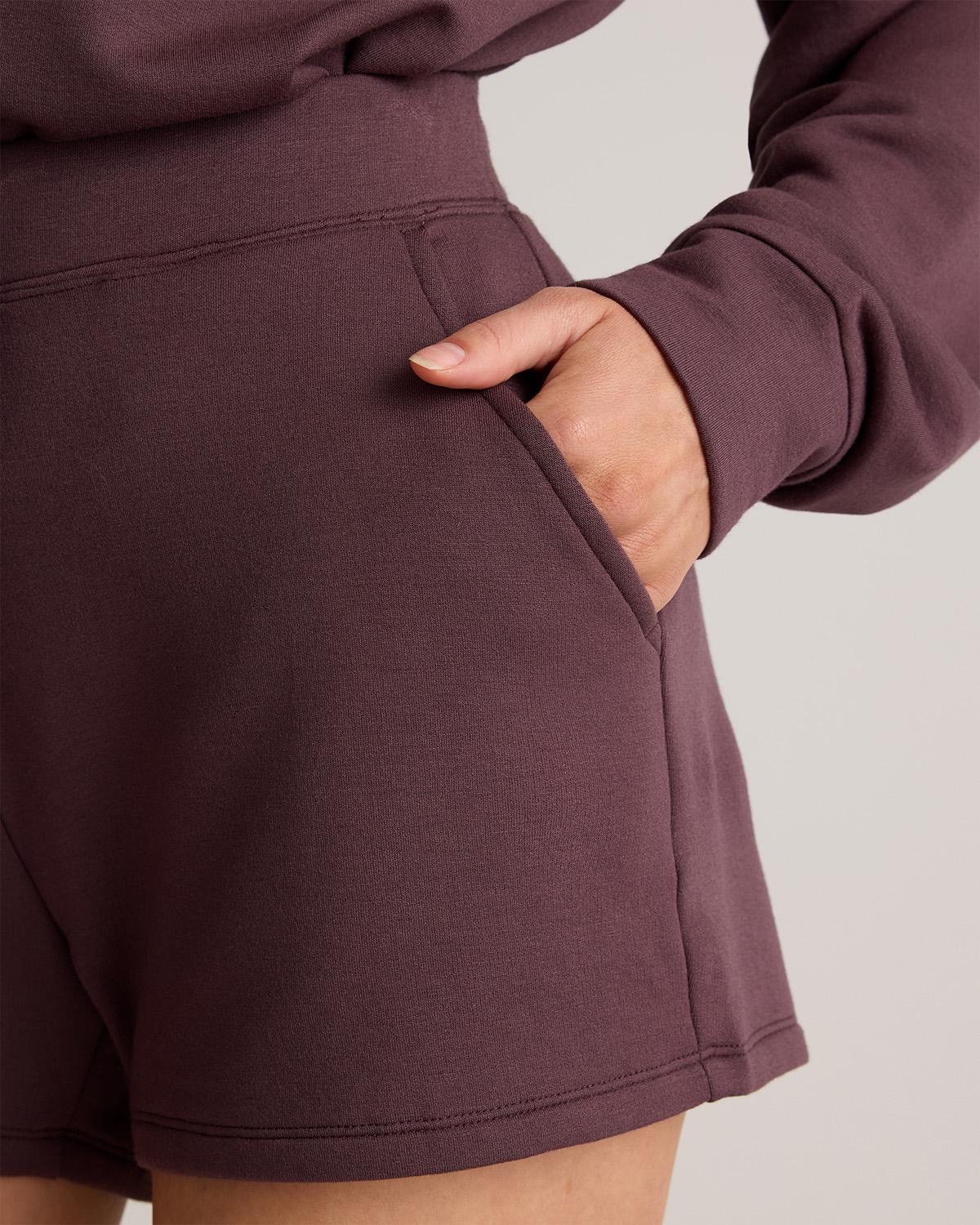 Quince | Women's SuperSoft Fleece Shorts Lenzing Modal Product Image