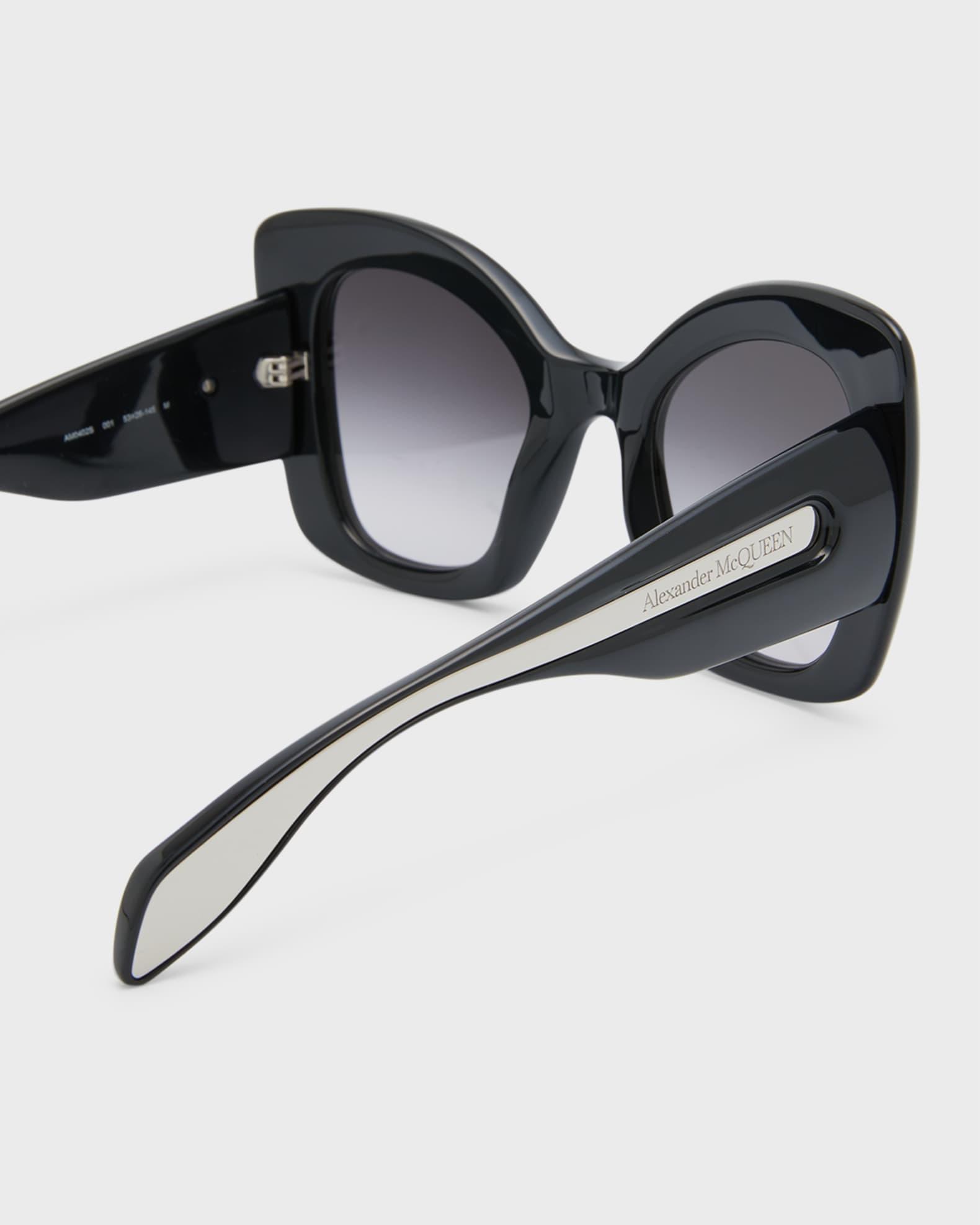 Butterfly Sunglasses w/ Gold-Tone Detail Product Image