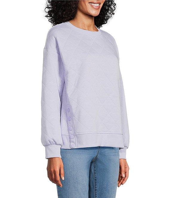 Westbound Quilted Long Sleeve Top Product Image