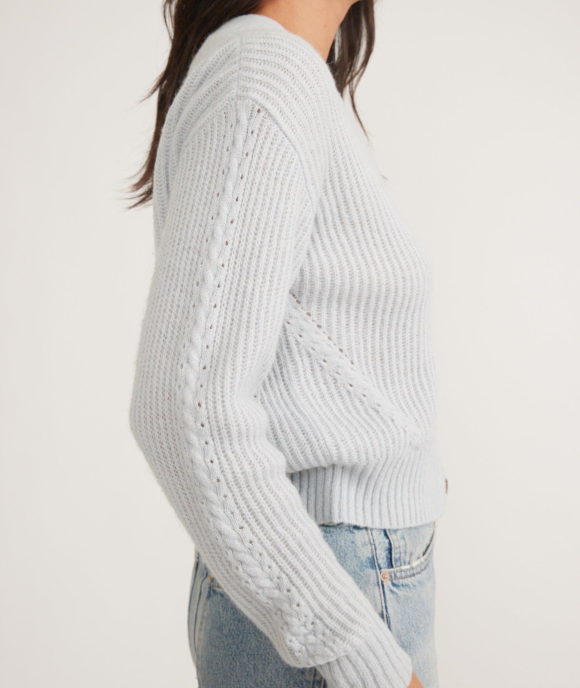 Robin Dream Yarn Crop Cardigan Product Image