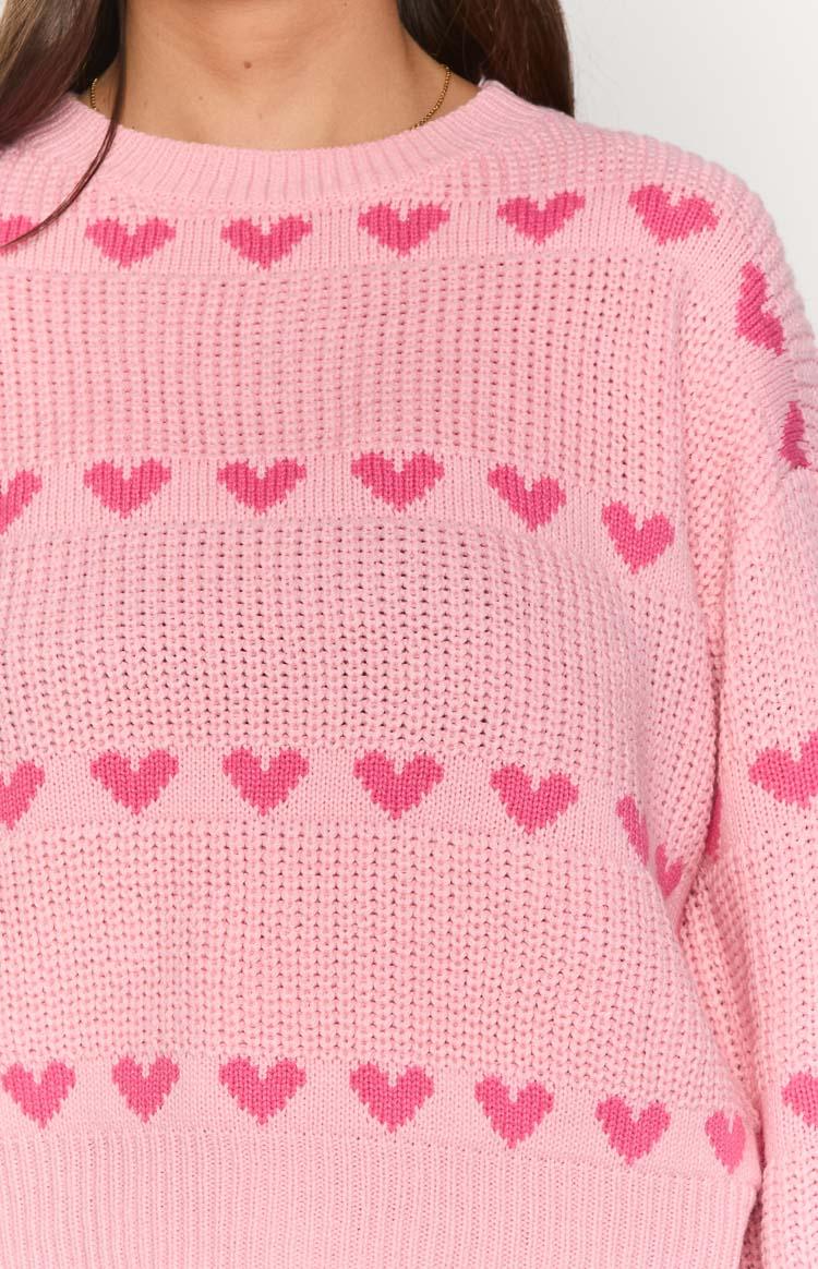 Lovey Pink Heart Stripe Jumper Baby Product Image