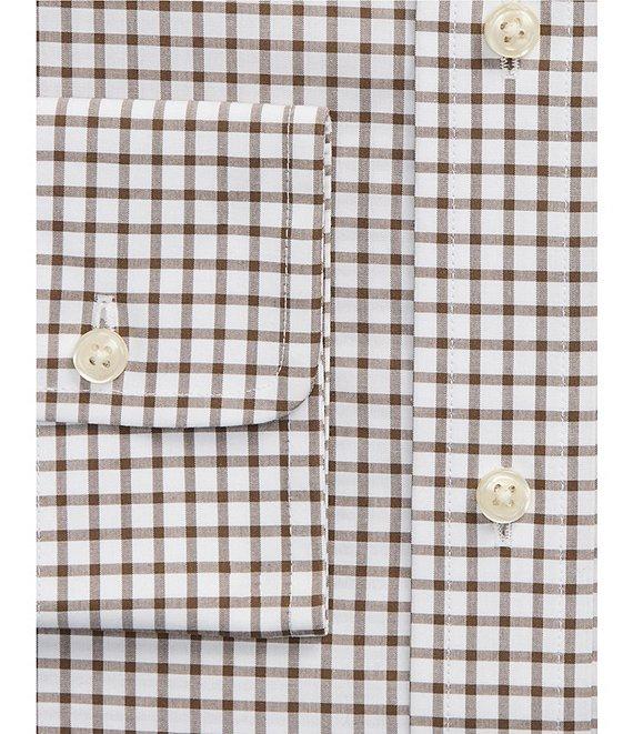 Polo Ralph Lauren Classic Fit Spread Collar Checked Poplin Dress Shirt Product Image