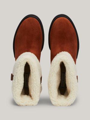 Lined Suede Roll-Down Boot Product Image