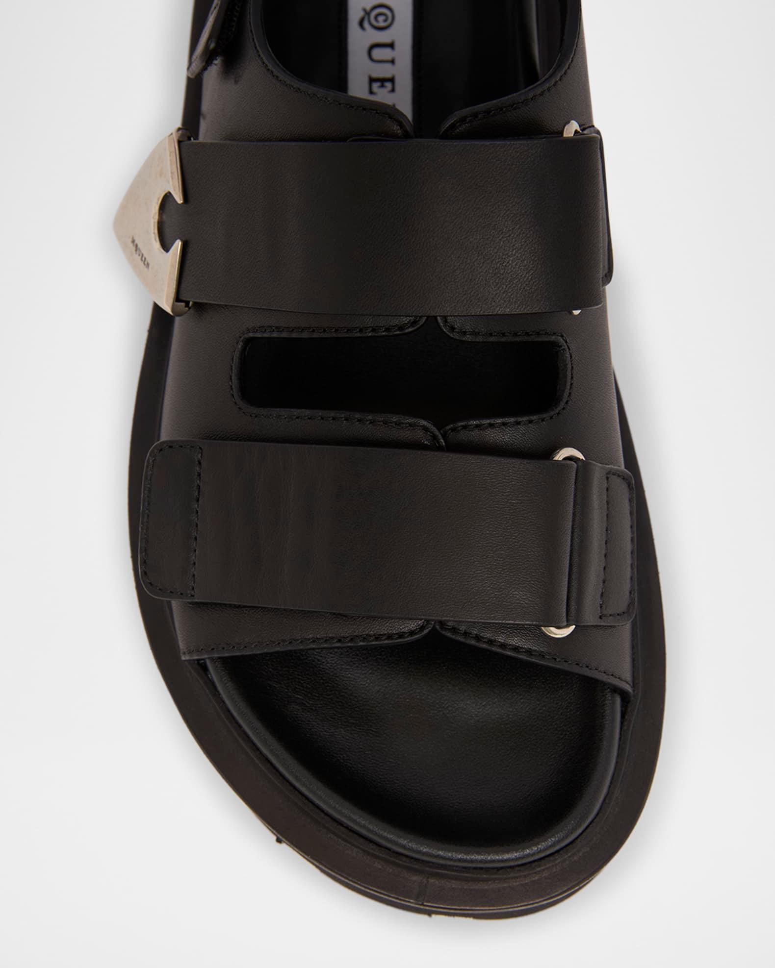 Leather Dual-Grip Platform Sandals Product Image