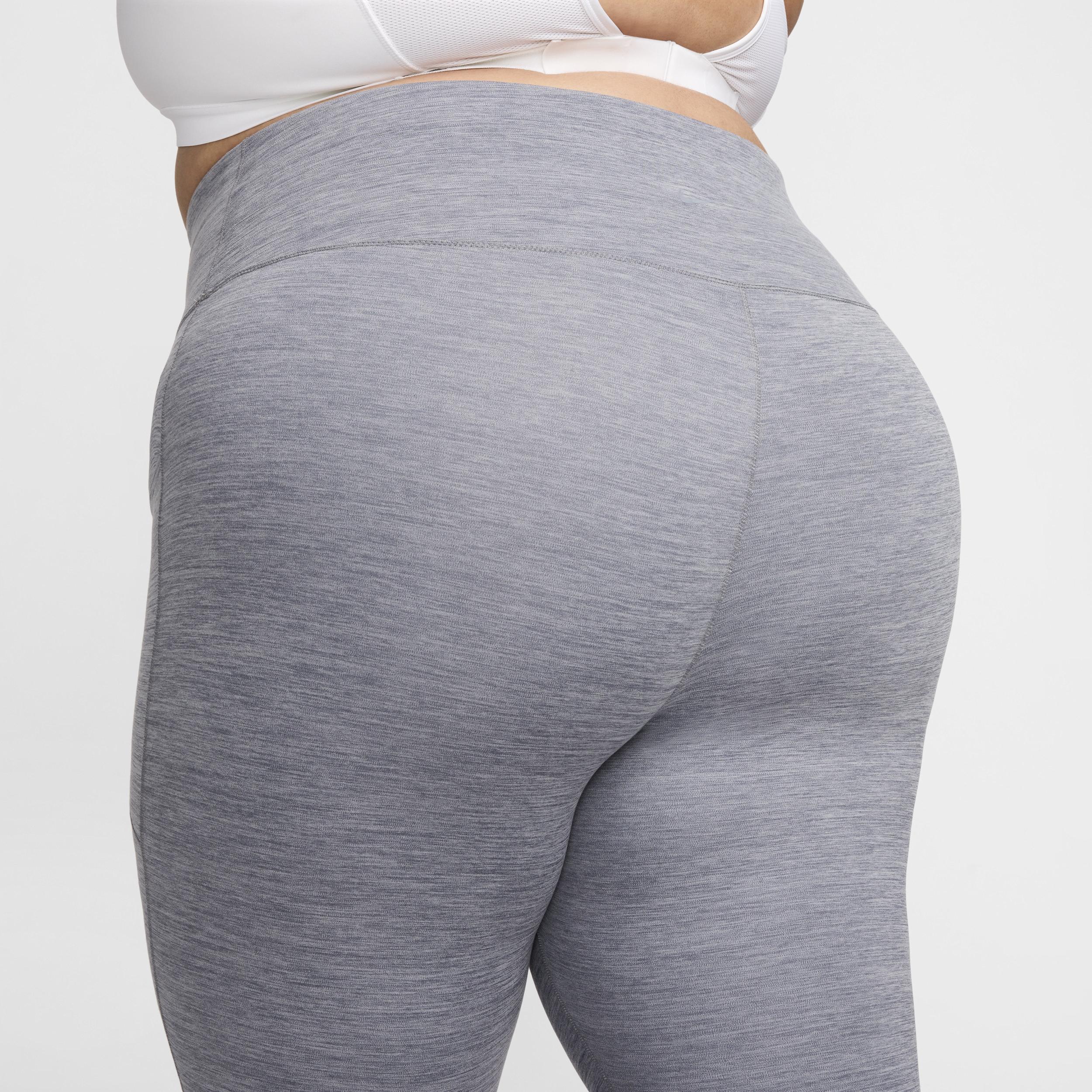 Nike Womens One High-Waisted 7/8 Leggings with Pockets (Plus Size) | FN3243-084 Product Image