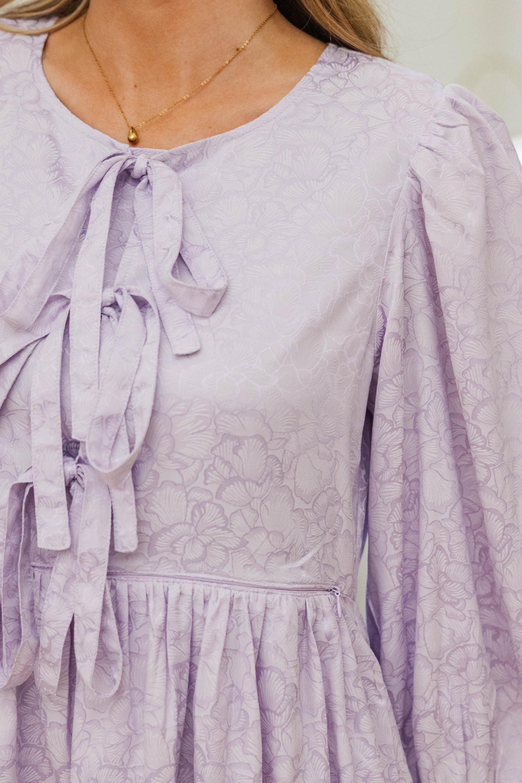 NURSING COLLECTION The Allure Lavender Babydoll Dress Female Product Image