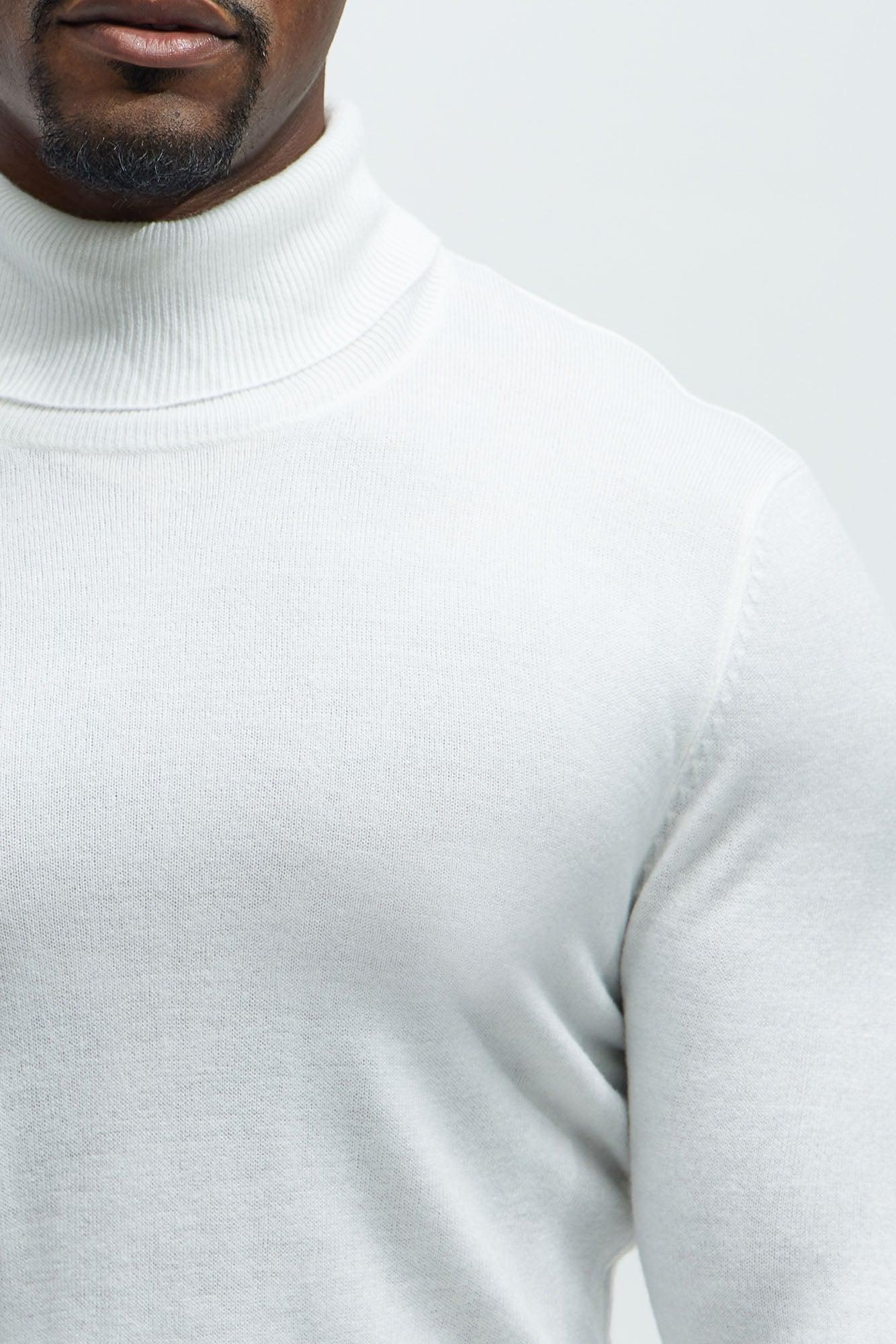DeAngelo Turtleneck Sweater - Off White Male Product Image