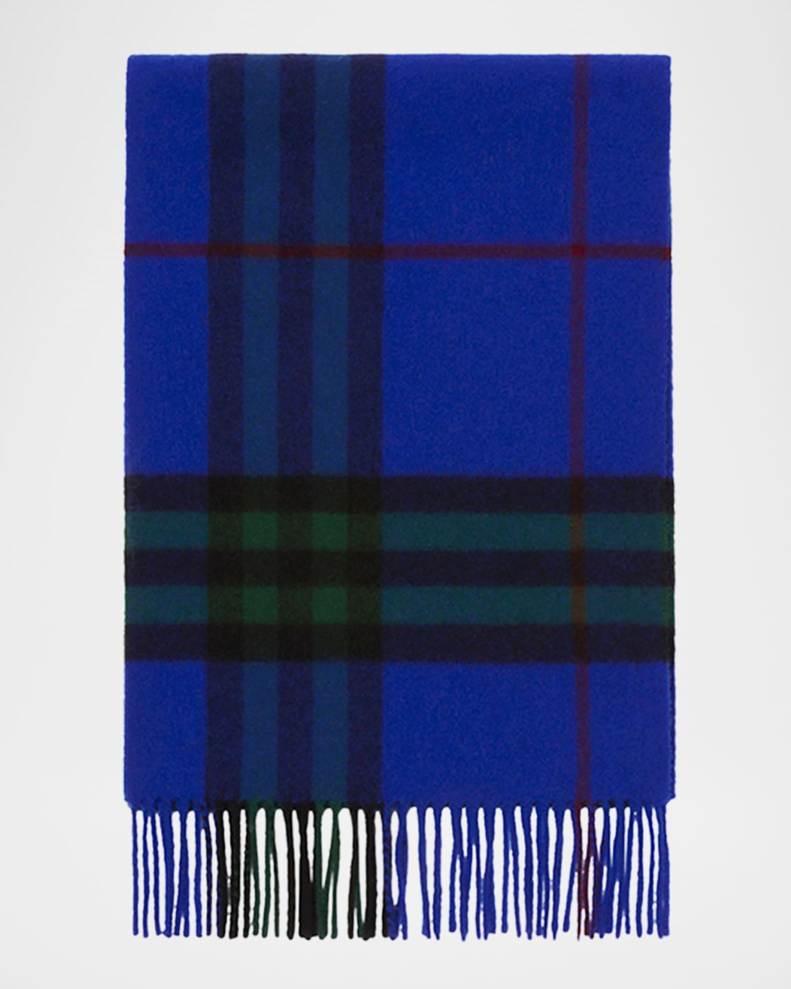 Men's Cashmere Giant Check Scarf Product Image
