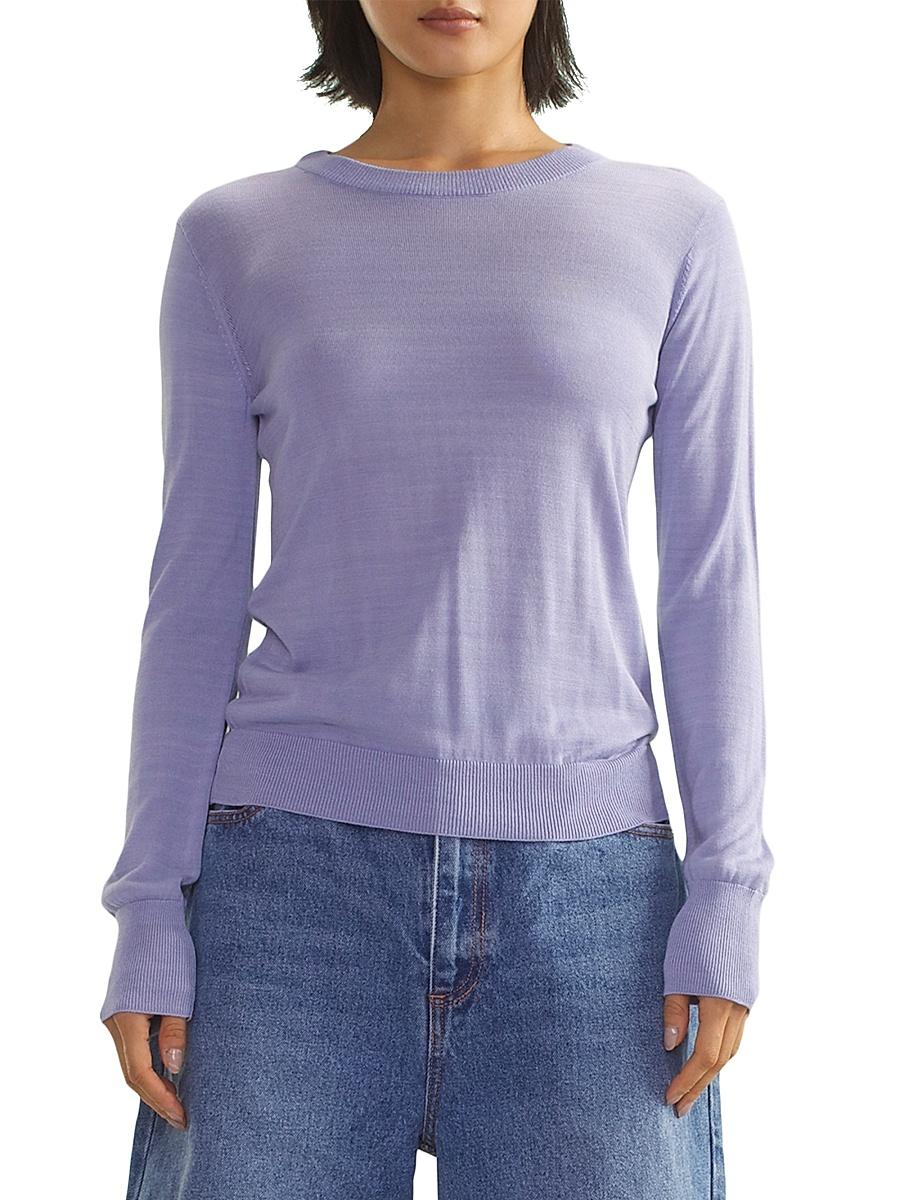 Womens Knit Crewneck Top Product Image