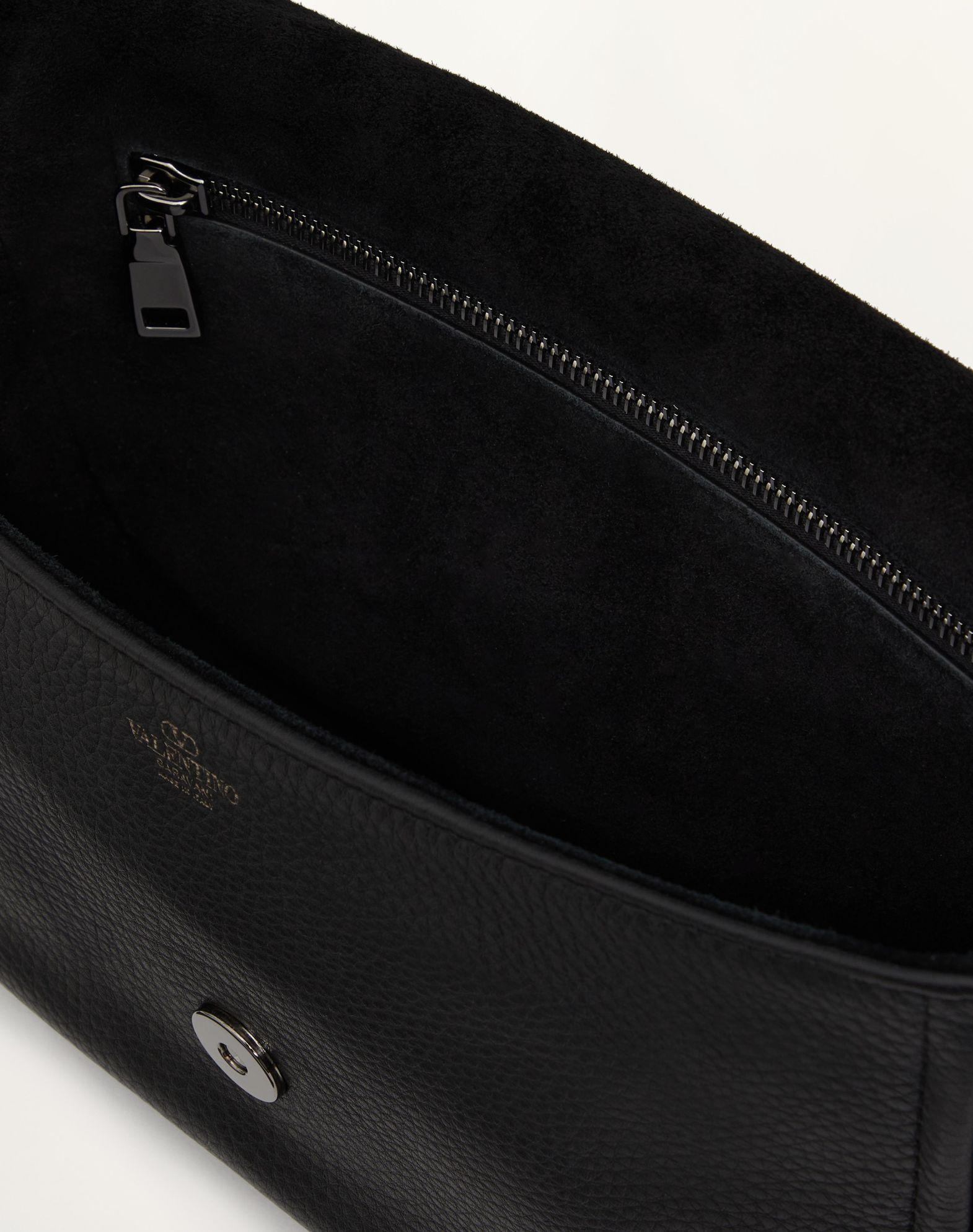 Valentino Garavani Alltime Grainy Calfskin Shoulder Bag Product Image