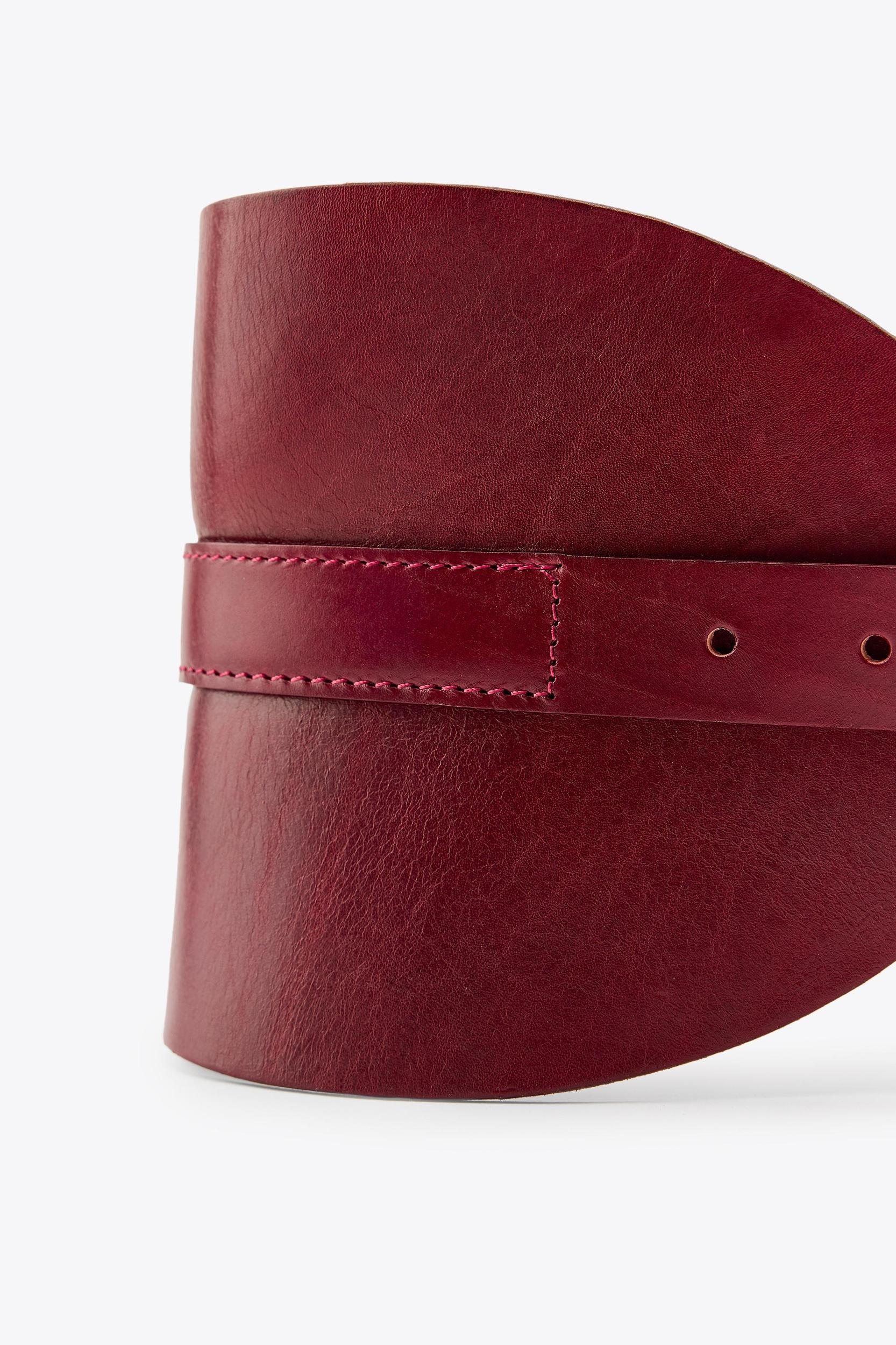 LEATHER SASH BELT Product Image