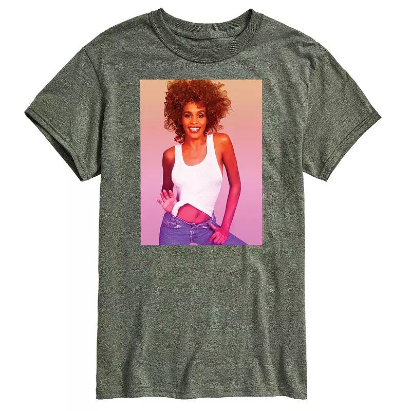 Big & Tall Whitney Houston Photo Tee, Men's,  Product Image