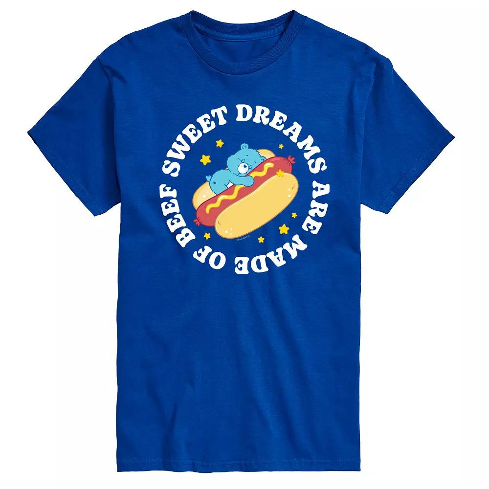 Men's Care Bears Sweet Dreams Made Of Beef Graphic Tee,  Product Image
